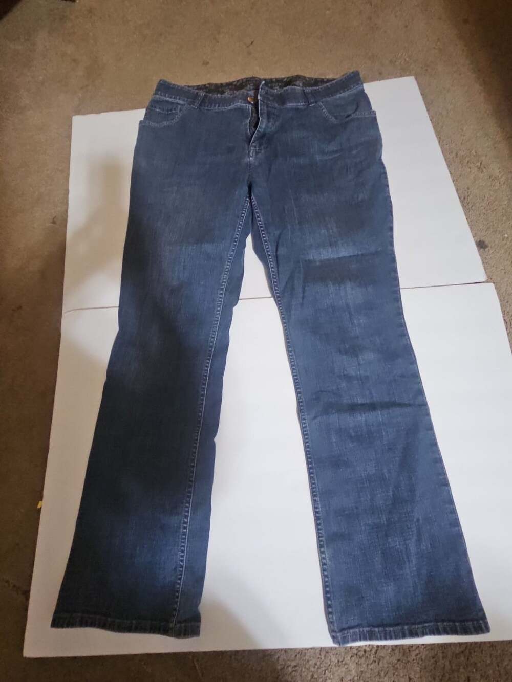 Riders by Lee Midrise Bootcut Jeans Size 16W Blue Denim